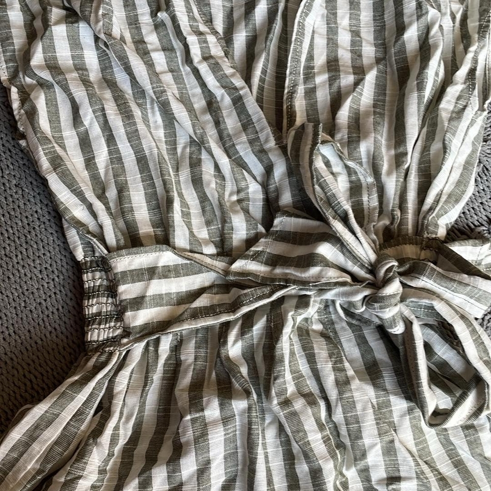 Striped Tie-Waist Dress